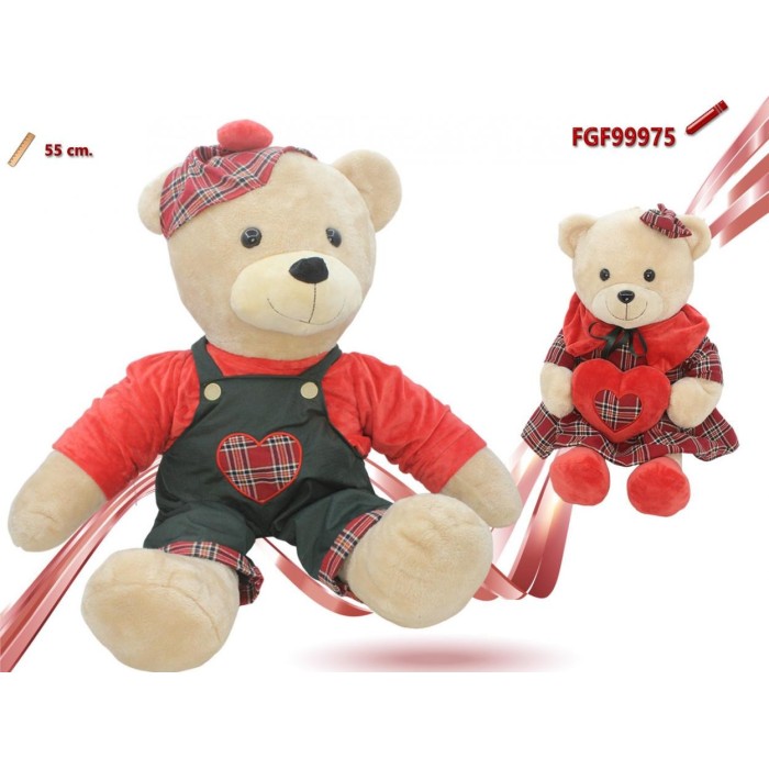 ORSI CON VESTITO MASCHIOFEMMINA ASS. CM.55